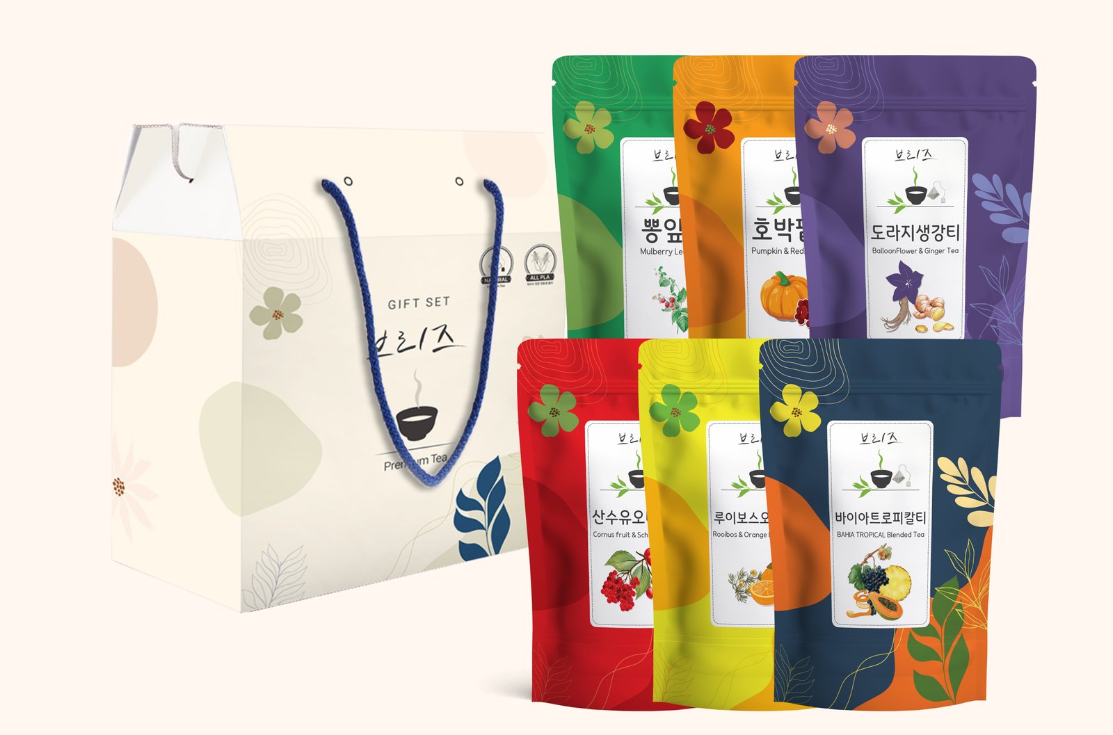 tea bag set pouch design